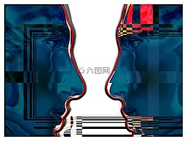 面,剪影,側(cè)影