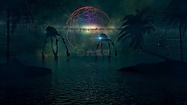 水,自然,太陽