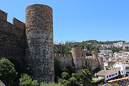 tossa de mar,加泰罗尼亚,旧镇