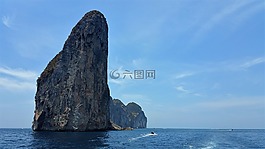 水,自然,石