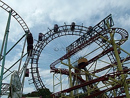 過(guò)山車,波,快速
