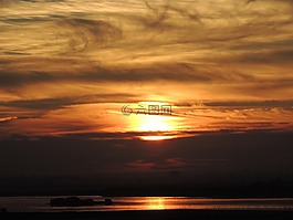 日出,自然,天空