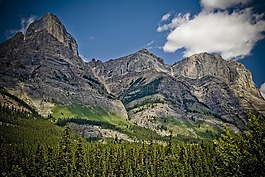 山,高峰,景觀