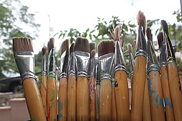 畫筆,漆,藝術(shù)