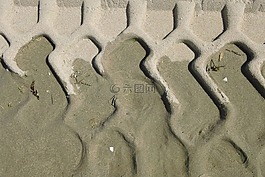 砂,海灘,水