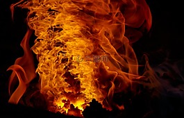 火,火焰,爆发