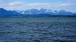 景觀,基姆湖,湖