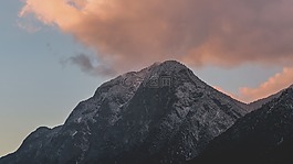 山,谷,天空