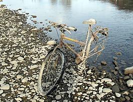 漂流和貨物,自行車,老