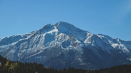 高原,山,藍(lán)色