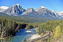 山,洛矶山,铁路