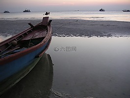 海灘,落潮,引導(dǎo)