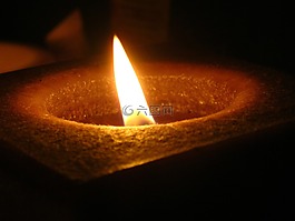 烛光,蜡烛,火焰
