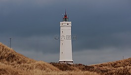 灯塔,自然,blåvand