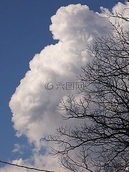 云,白,天氣