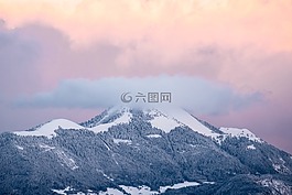 山,高原,云