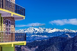 丘陵,山,天空
