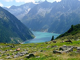 湖,山,水庫
