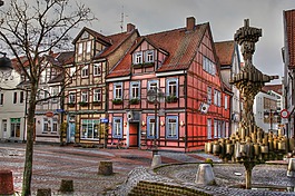 快速的市场,uelzen,餐厅