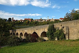 羅騰堡 ob der 泰伯,德國,橋