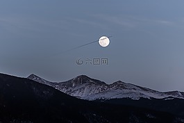 山,高原,云