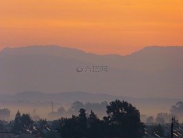 太陽,日落,abendstimmung