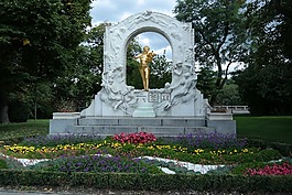 约翰·施特劳斯,纪念碑,公园
