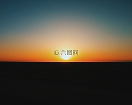 太陽,日落,橙色