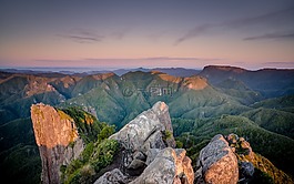 山,范圍,高地