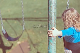 擺動(dòng),游樂(lè)場(chǎng),人
