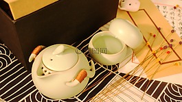 茶具,古風,暖色