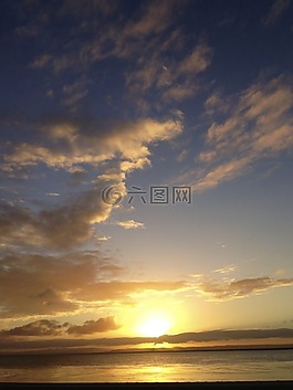 天空,海,海洋