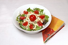 吃,沙拉,食品