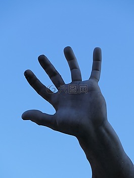 手,手指,大理石