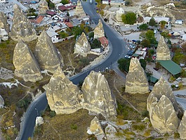 göreme,悬崖住宅,童话烟囱