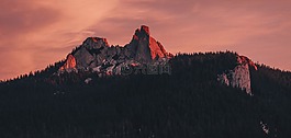 山,高原,云