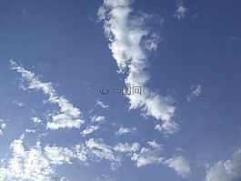 云,白,天空