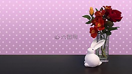 復(fù)活節(jié),兔子,兔
