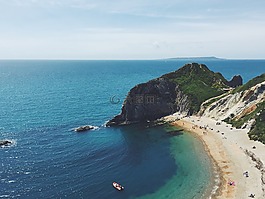 海灘,灣,科夫