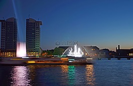 柏林,燈節(jié),夜