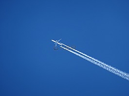 飛機(jī),軌跡,天空