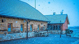 雪,旅行,冬天