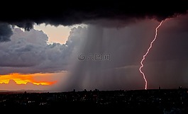 閃電,雷暴,天氣