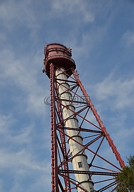 燈塔,北海,天空