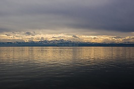 博登湖,高山,阿爾卑斯山全景圖
