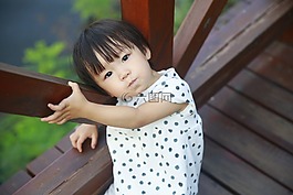 孩子,夏天,可愛