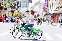 騎車,約會,男