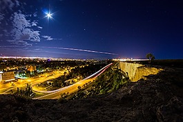 城市,黑暗,夜