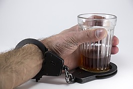 酒精,玻璃,手