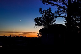 月亮,黑暗,夜
